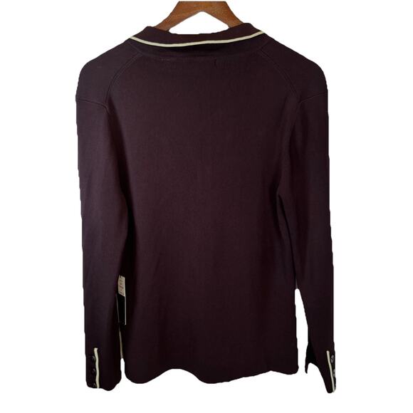 BCBG MaxAzria Women’s L Slinky Knit Cardigan Sweater Brown Lime Luxe Neutral NWT - Picture 4 of 13